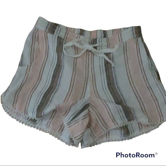 Caslon stripe shorts NWOT  2X - Picture 1 of 3